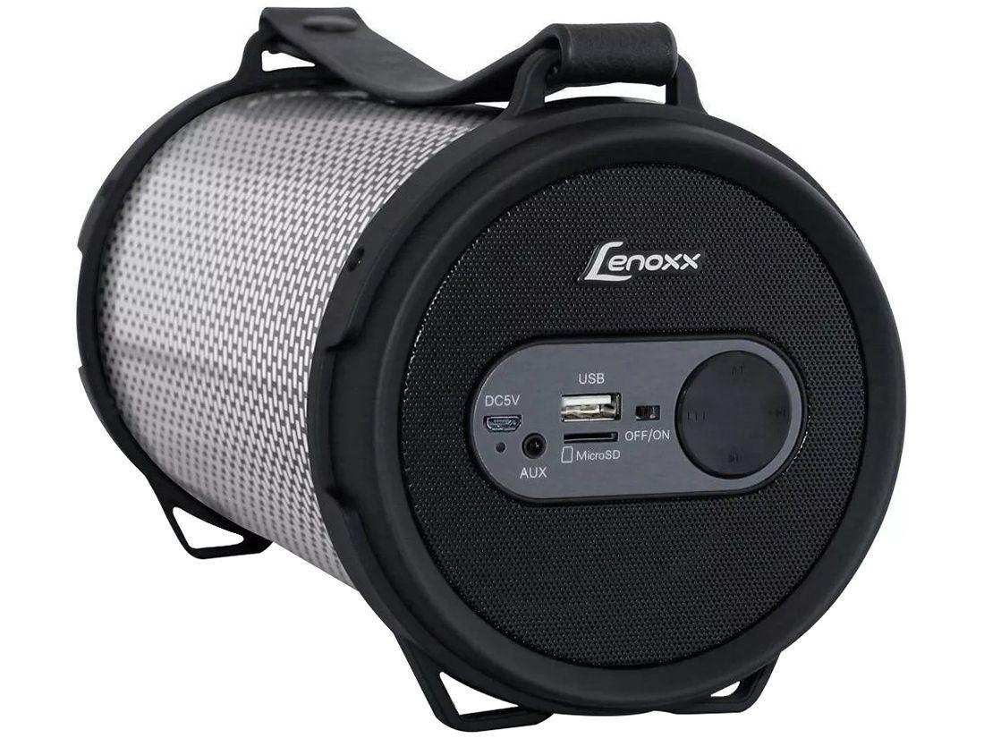Mini Speaker Bluetooth Lenoxx Boom Led 40W Caixa Acústica Iluminação