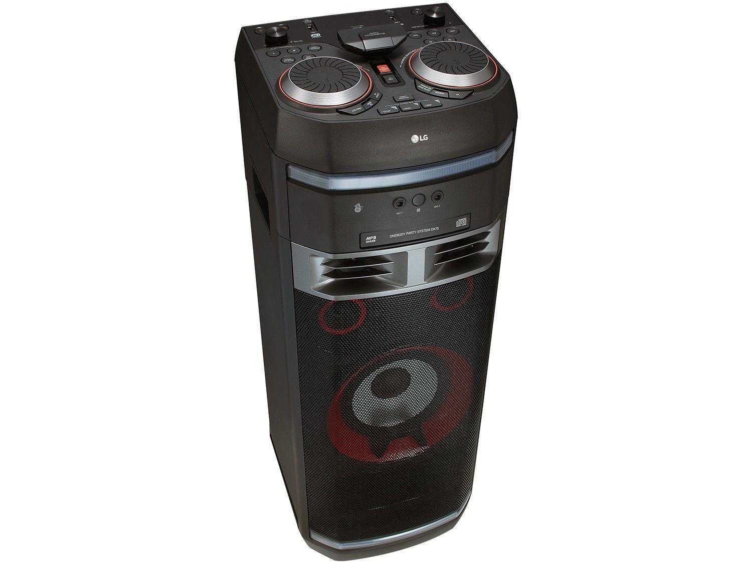 Mini System LG Bluetooth 1000W Karaokê USB Xboom OK75 Mini System