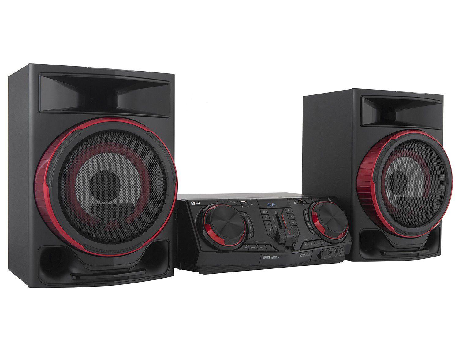 Mini System LG Bluetooth 1800W CD Player AM/FM USB X Boom CJ87 Mini