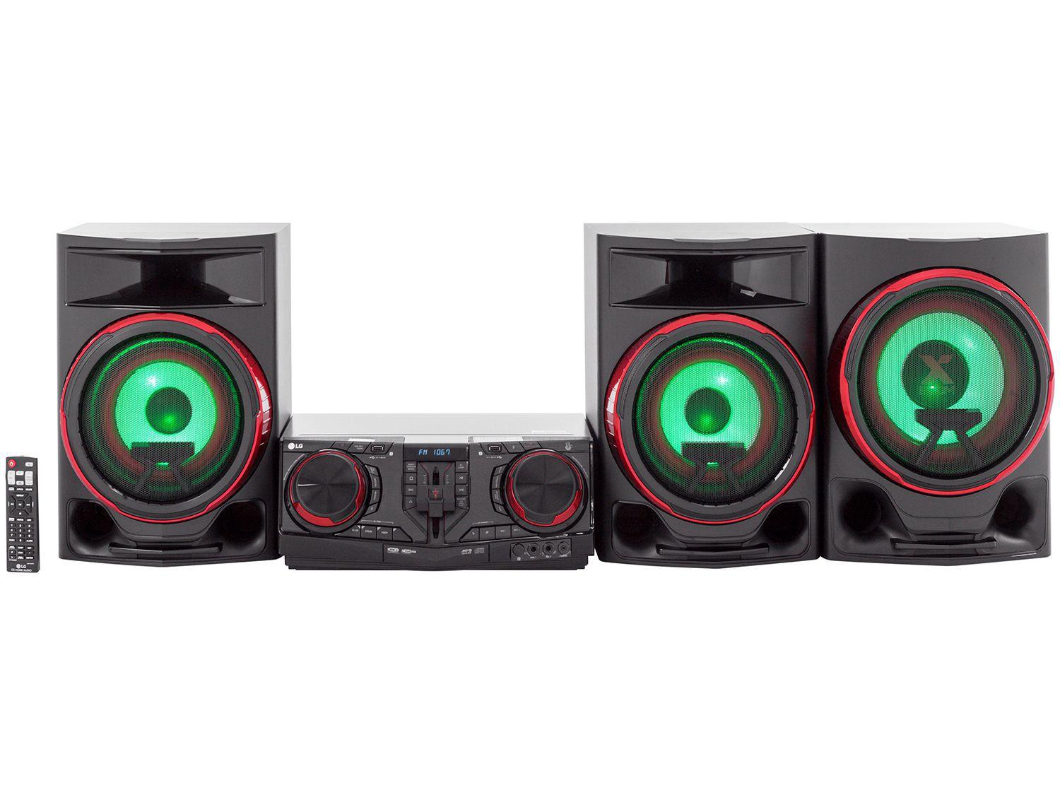 Mini System LG Bluetooth Dual USB MP3 CD Player Rádio AM/FM 2250W