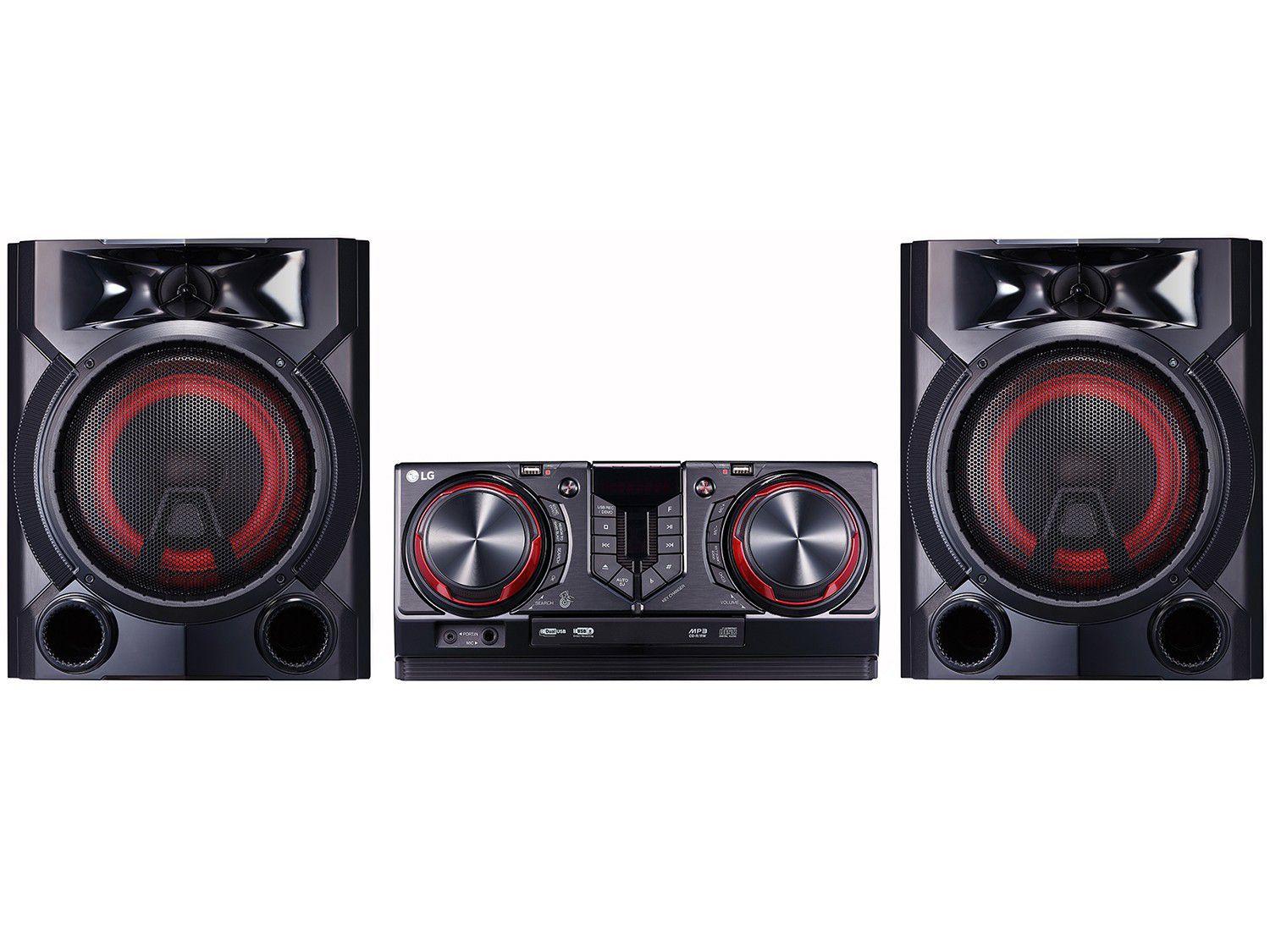 Mini System LG Bluetooth Dual USB MP3 CD Player Rádio AM/FM 810W