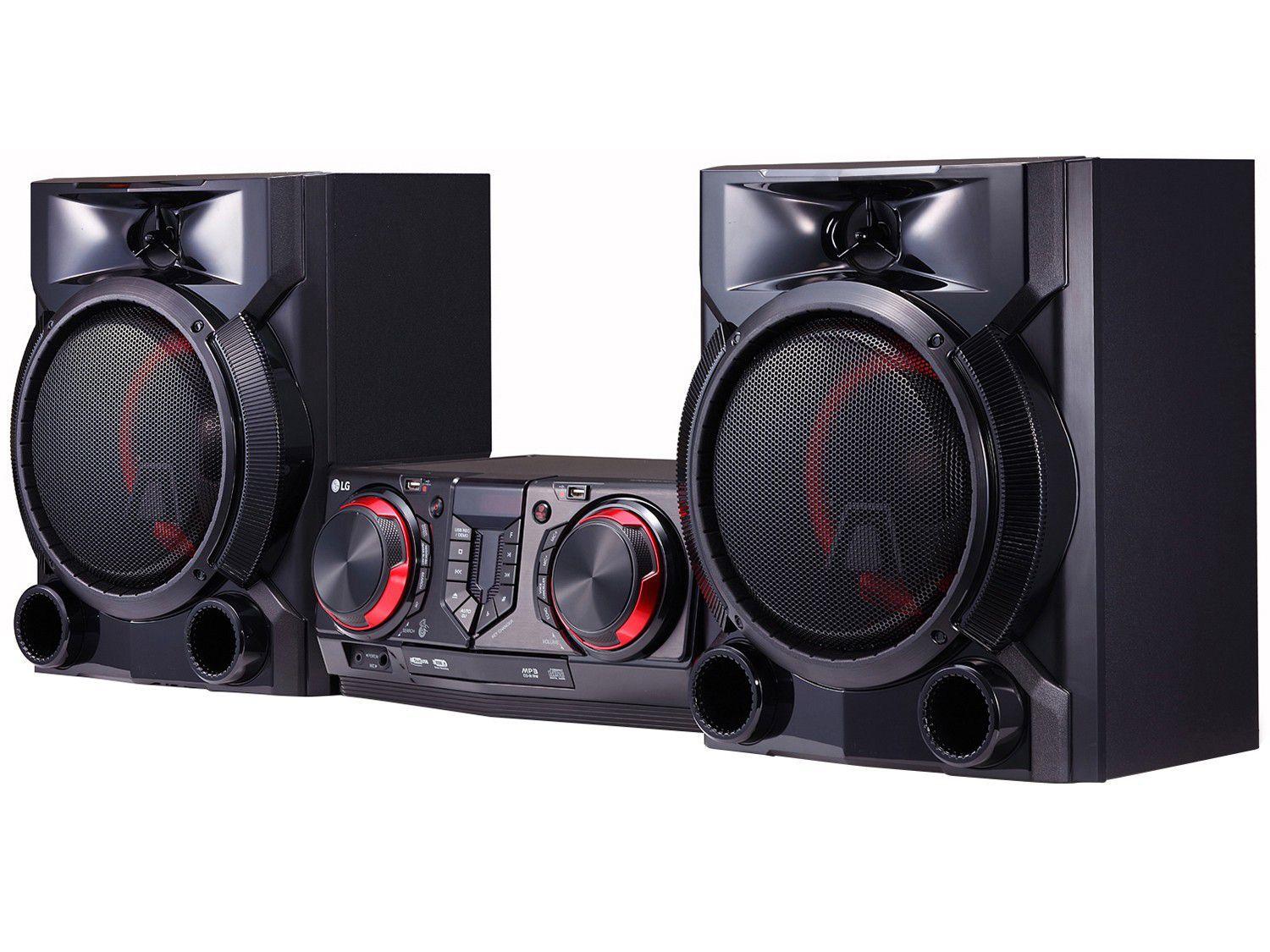 Mini System LG Bluetooth Dual USB MP3 CD Player Rádio AM/FM 810W