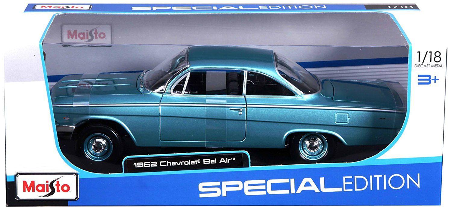Chevrolet Bel Air 1962 Maisto 1:18 Verde - 18 anos! Loja on