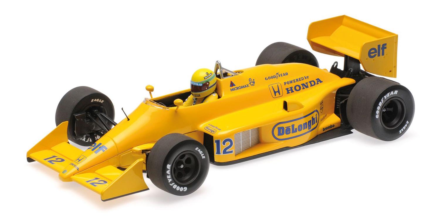 若者に人気のブランド Honda Lotus F1 Carro Miniatura 99T Winner Senna Ayrton ミニカー