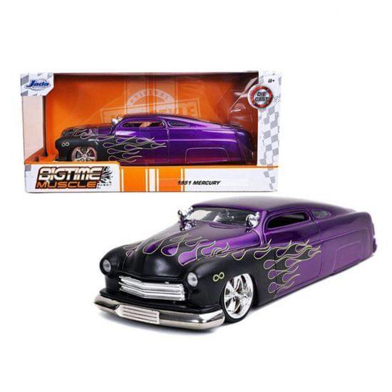 Miniatura Carro Ford Mercury 1951 1/24 Roxo/Preto Jada 32305