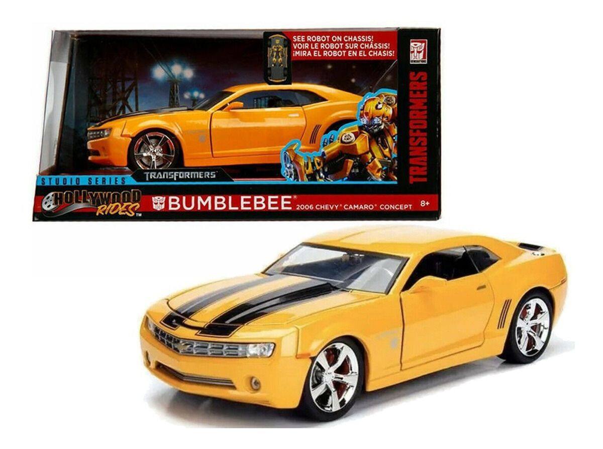 Miniatura Chevrolet Camaro Bumblebee Yellow Transformers California Toy Miniaturas De Carros Magazine Luiza