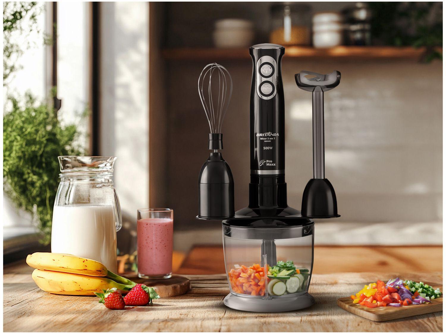 Mixer Britânia 3 em 1 Preto 400W BMX400P