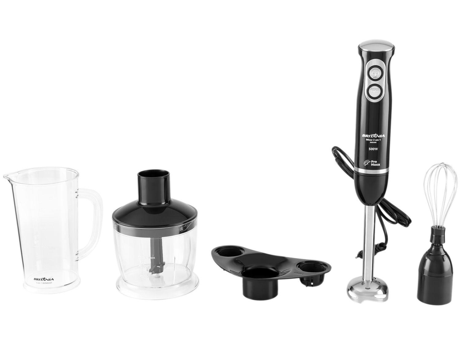 Mixer Britânia 3 em 1 Preto 400W BMX400P