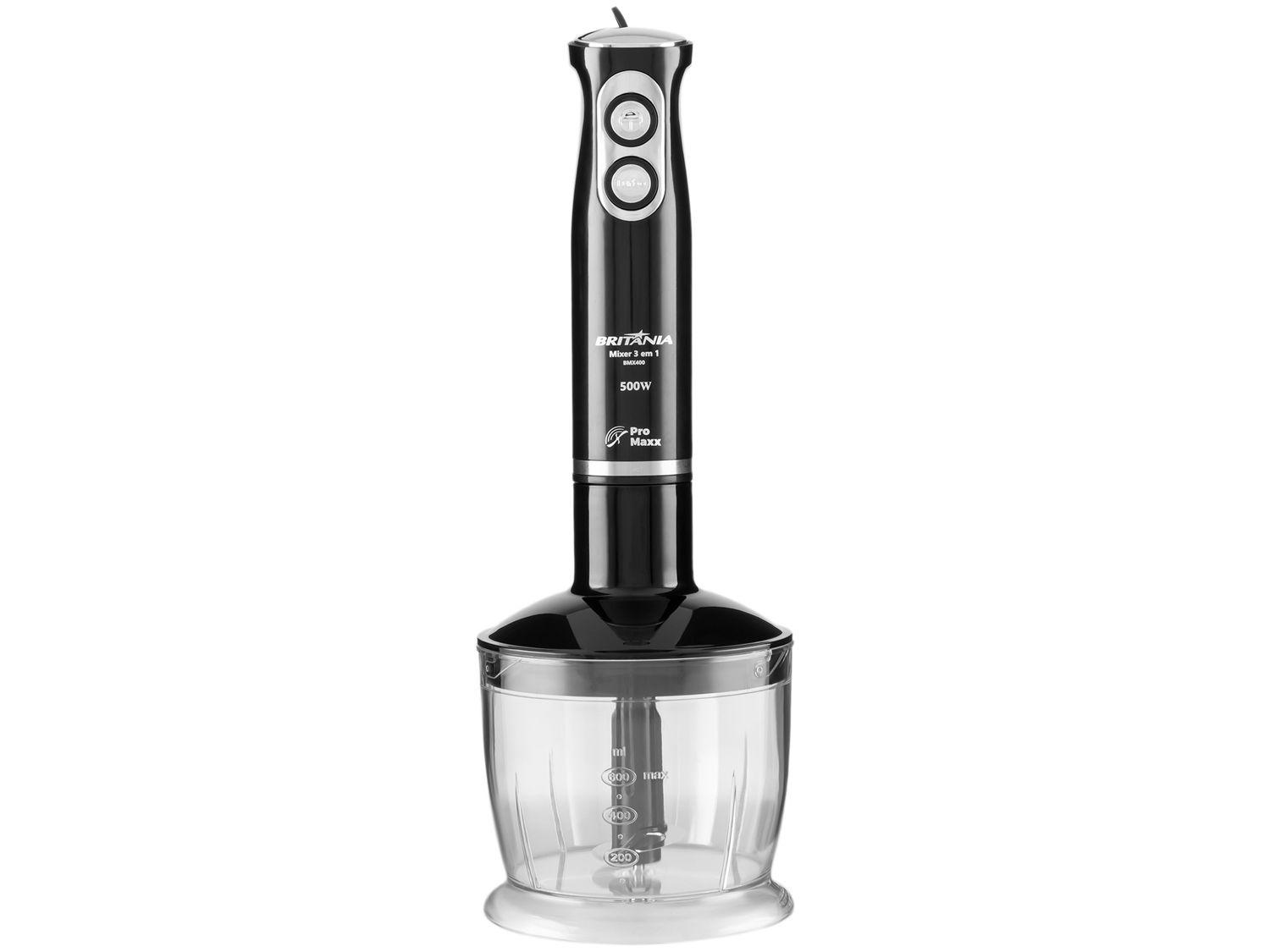 Mixer Britânia 3 em 1 Preto 400W BMX400P