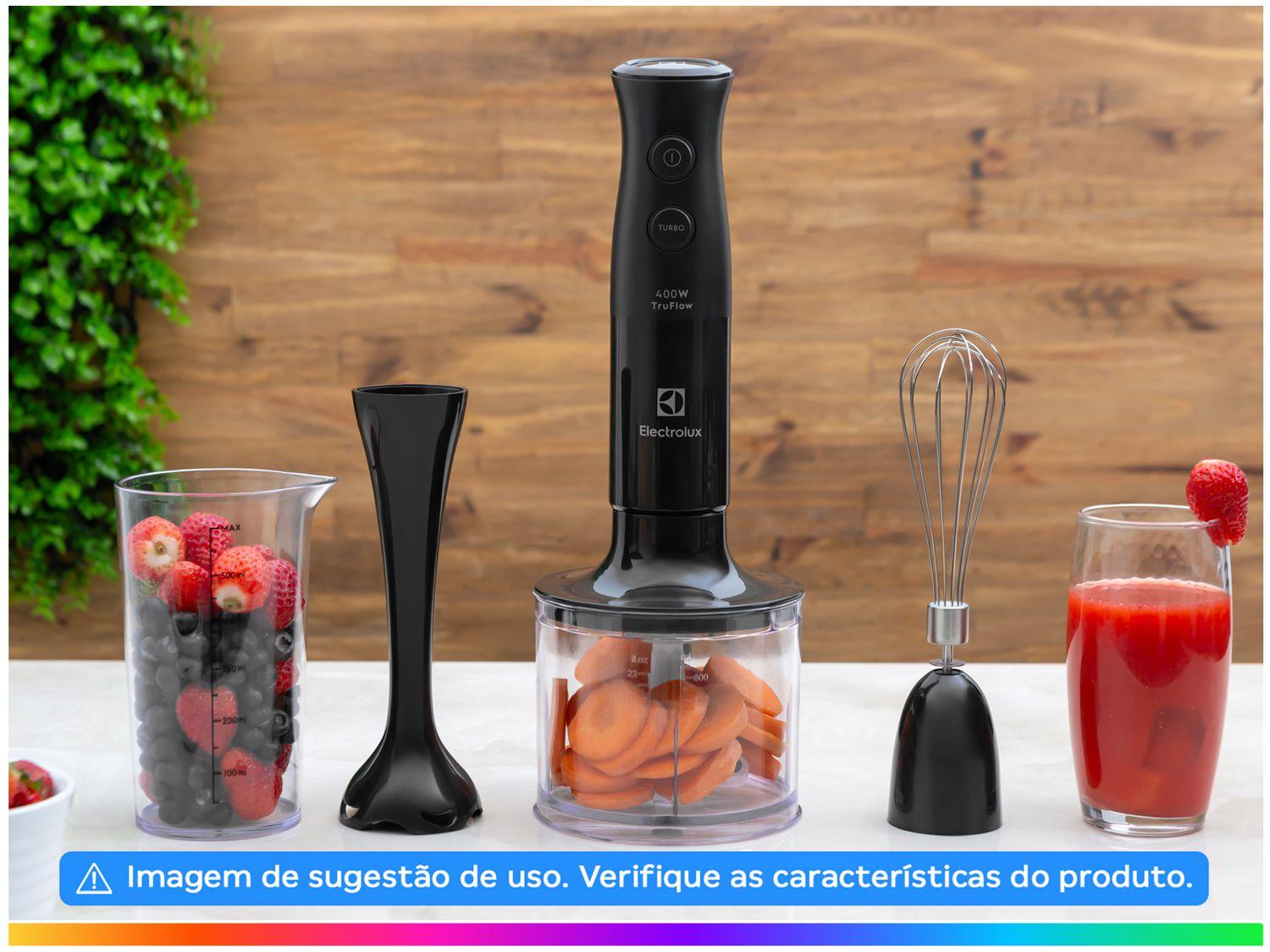 Mixer Electrolux 3 em 1 Preto 400W EIB10 2 Velocidades