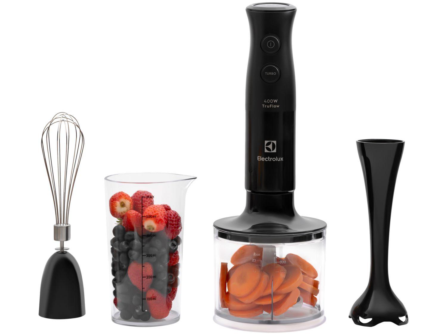 Mixer Electrolux 3 em 1 Preto 400W EIB10 2 Velocidades