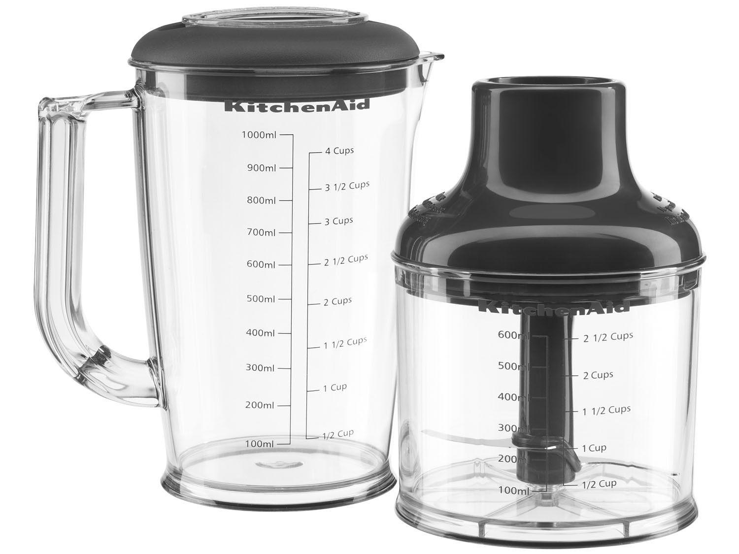 Mixer KitchenAid Chef Immersion Blender 3 em 1 5 Velocidades 180W com