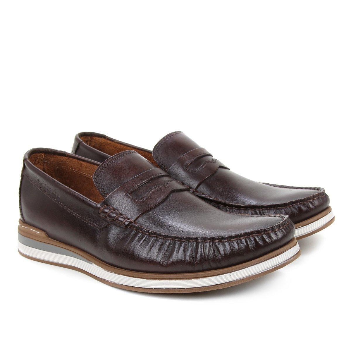 mocassim masculino democrata