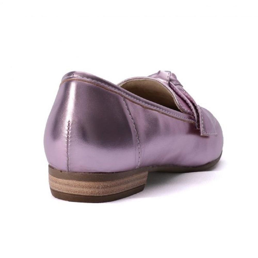Mocassim Feminino Bico Redondo Metalizada Casual Conforto - Not-Me -  Mocassim Feminino - Magazine Luiza