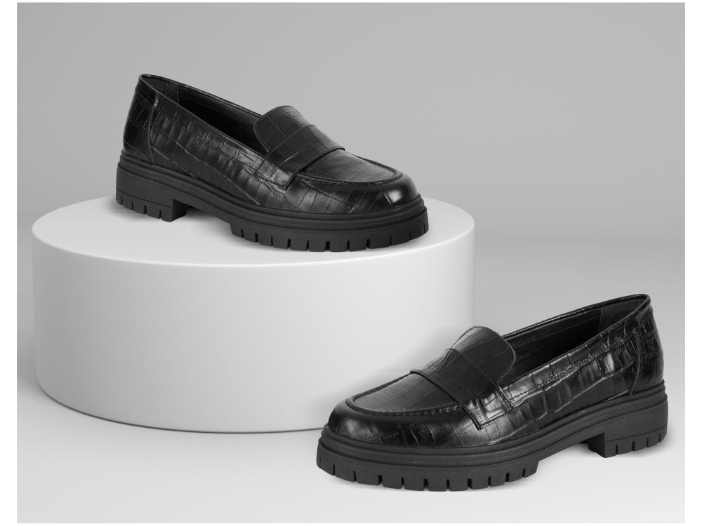 Mocassim Feminino Couro Croco Solado Tratorado Calce Fácil - Venetto -  Mocassim Feminino - Magazine Luiza
