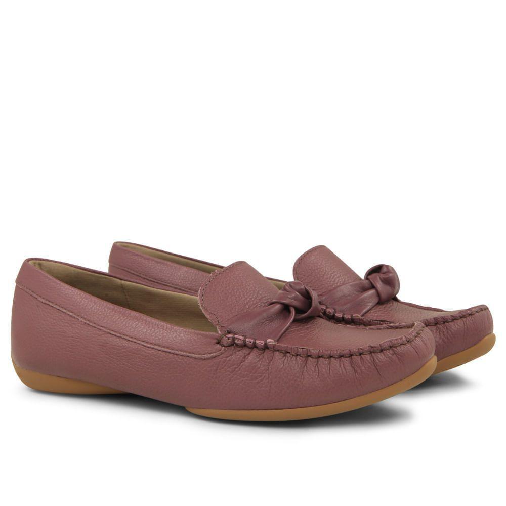 Mocassim Lilás Acamurçado Lana | Anacapri