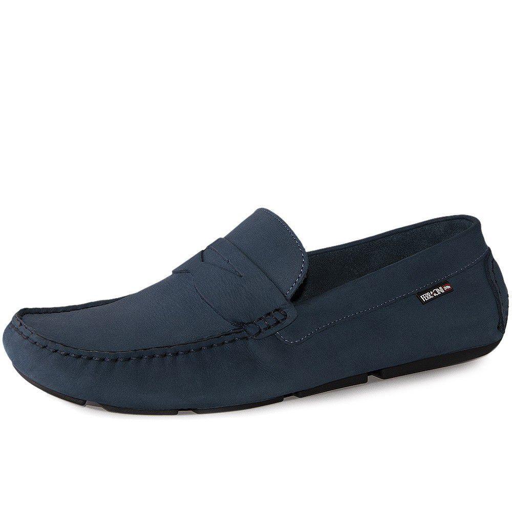 Mocassim Masculino Ferracini Mali Drive REF: 2770 Couro - Mocassim Masculino  - Magazine Luiza