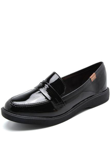 mocassim verniz feminino