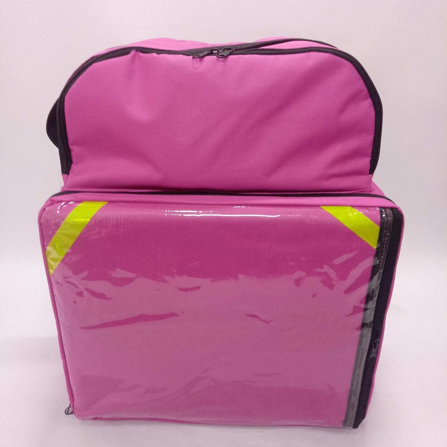 bolsa motoboy rosa