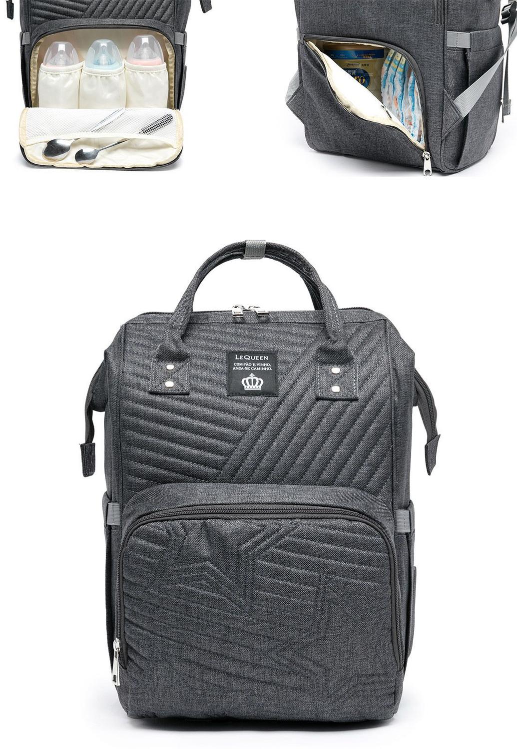 jujube classic convertible nappy bolsa graphite