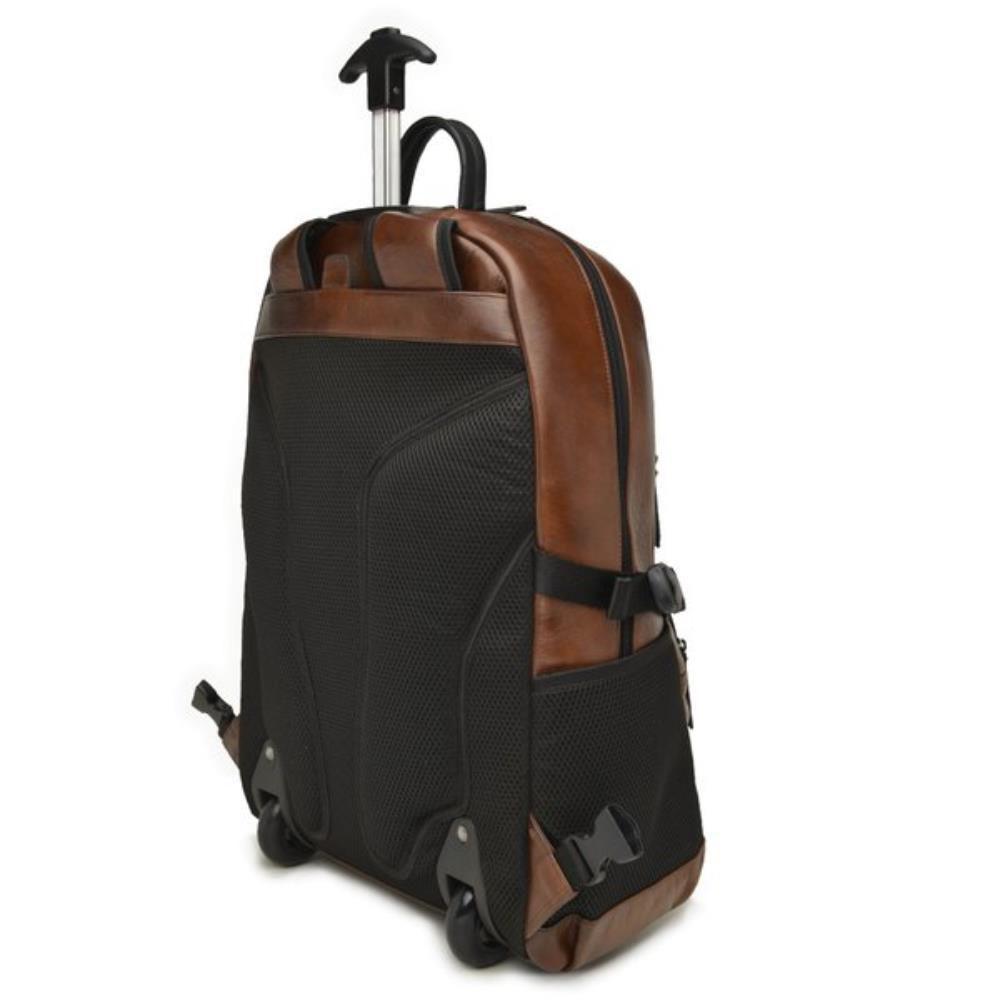 Mochila Com Rodinhas Hoddi Couro Viagem Bagagem Dia a Dia - Mochilas e  Pastas - Magazine Luiza