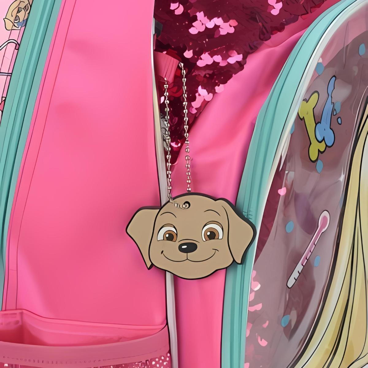 Mochila De Costas G Barbie Veterinaria Rosa Paete Com Pet Maxlog Importacao E Exportacao Mochilas Magazine Luiza