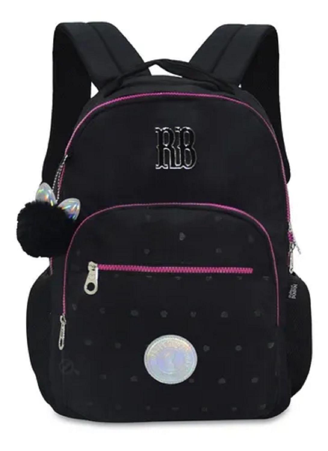Mochila Escolar Feminina Preto Rb3207 Rebecca Bonbon - Material Escolar -  Magazine Luiza