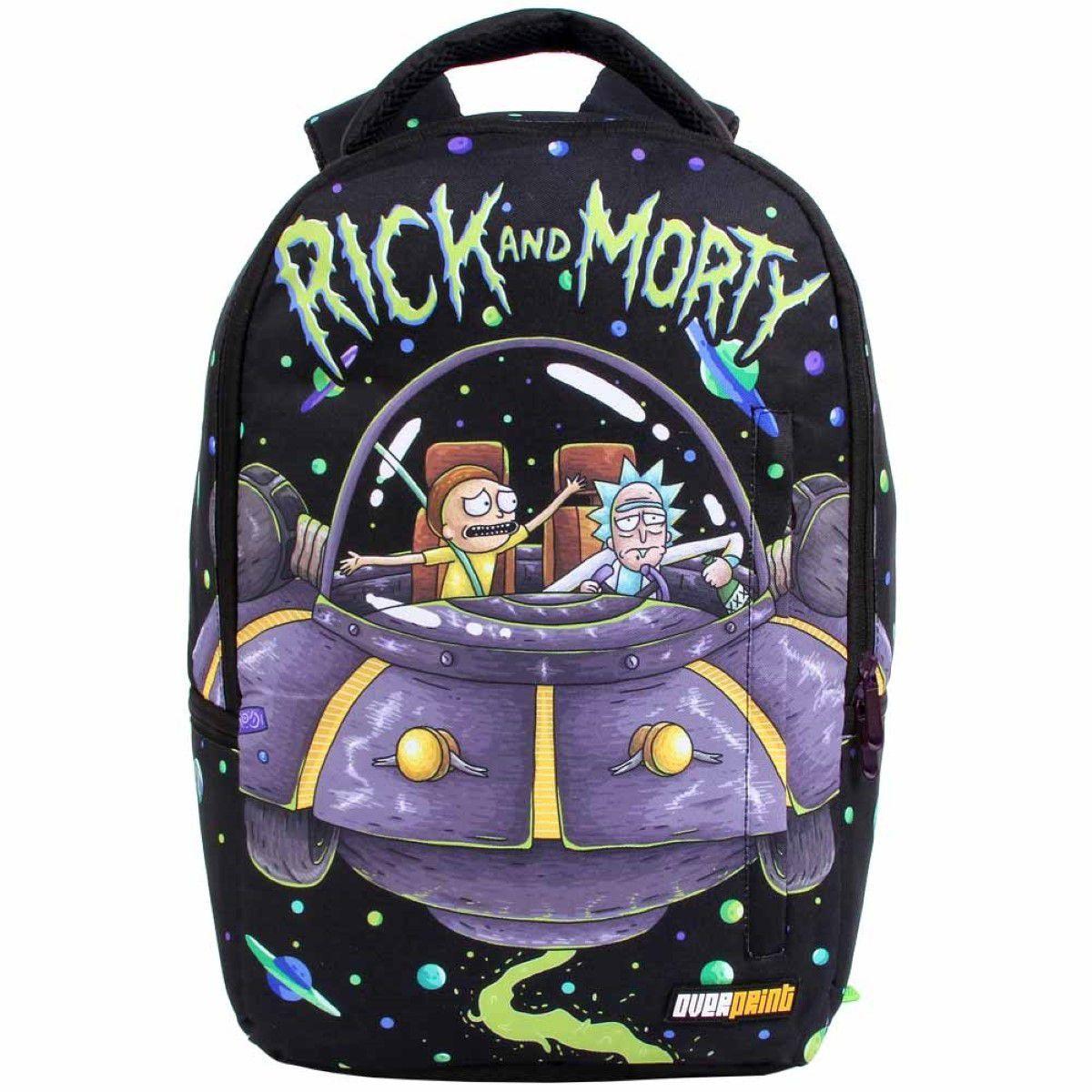 Mochila Escolar Rick and Morty Dermiwil 52151 Material Escolar Magazine Luiza