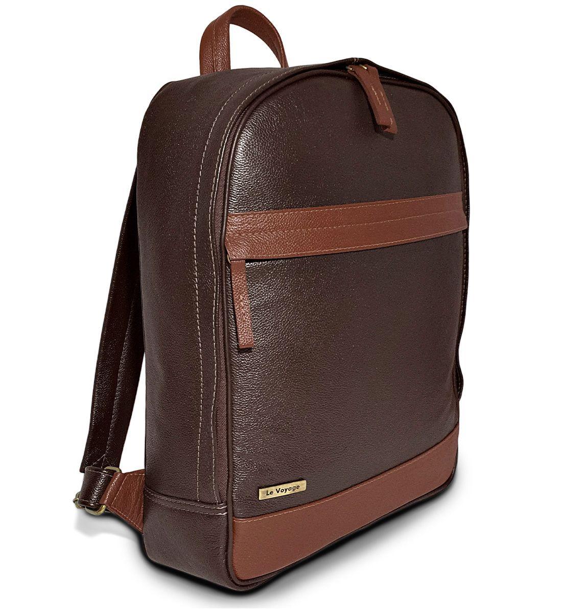 Mochila Executiva Masculina De Couro Le Voyage Para Notebook - Bolsas e ...