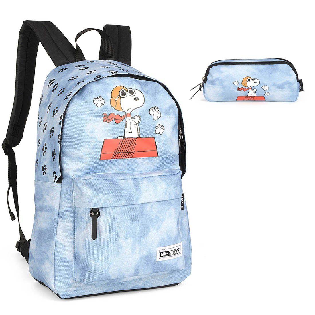 Mochila Feminina Snoopy com Estojo Duplo - Mochila / Bolsa Escolar -  Magazine Luiza