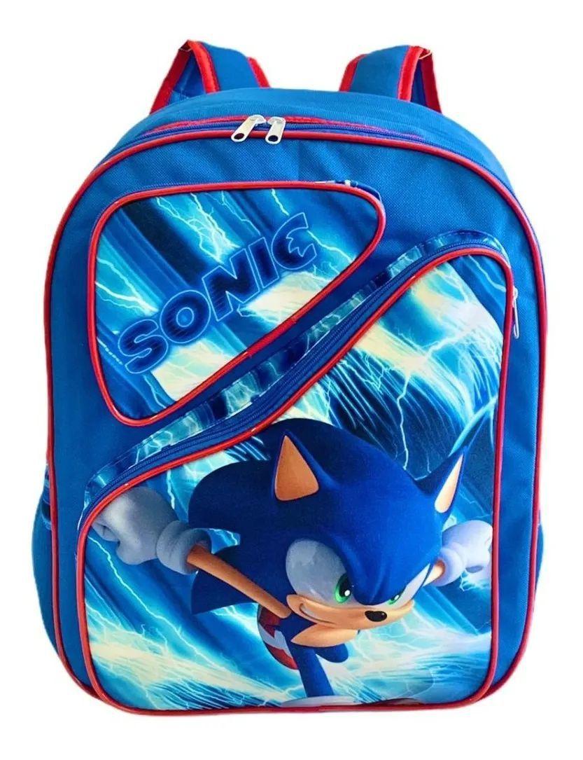 Mochila Infantil Escolar Sonic Costas Meninos 2 Bolsos G F5 - proprio -  Mochila Infantil - Magazine Luiza