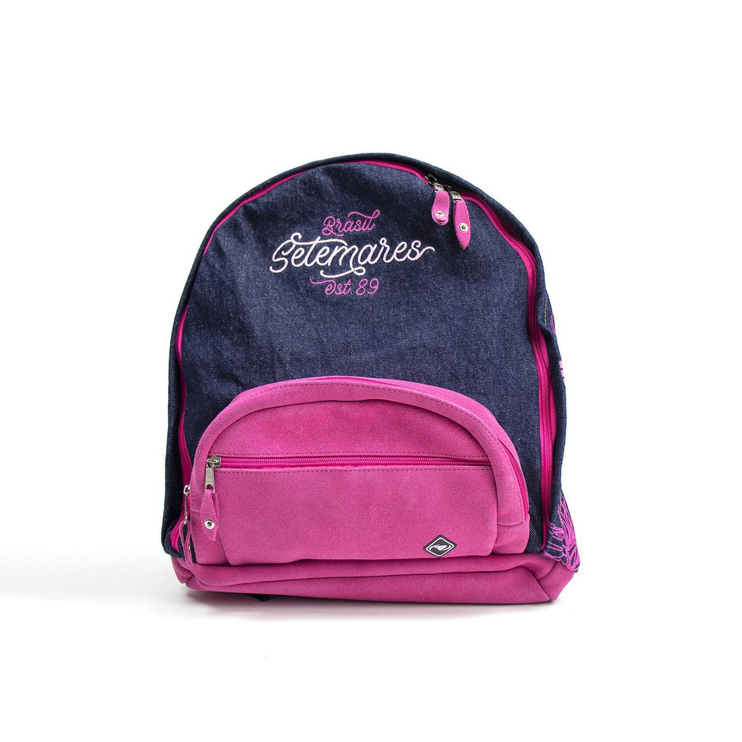 Mochila sete mares jeans Clearance