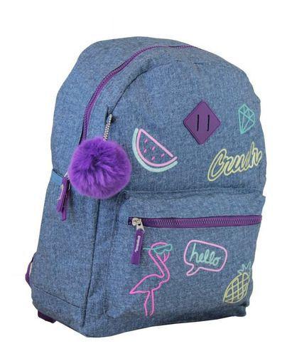 mochila jeans flamingo