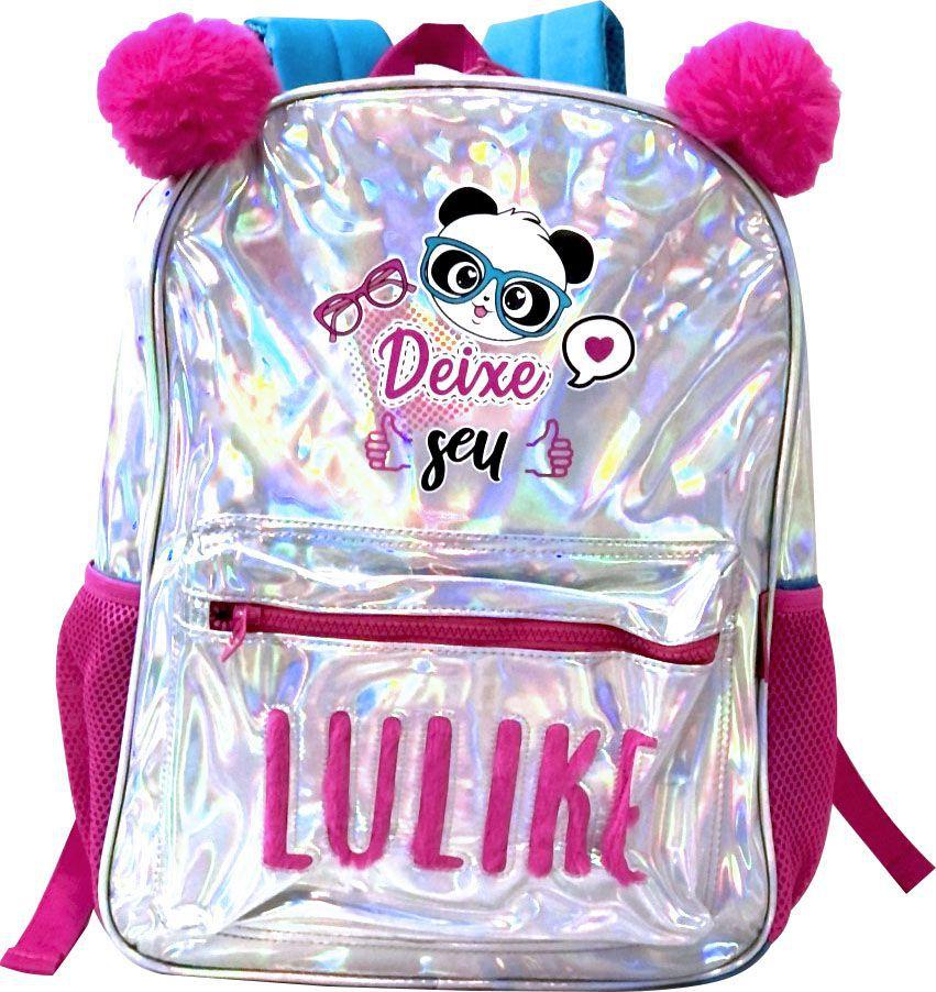 Mochila metalizada oficial luluca lu3189 - CLIO - Mochilas e Pastas -  Magazine Luiza