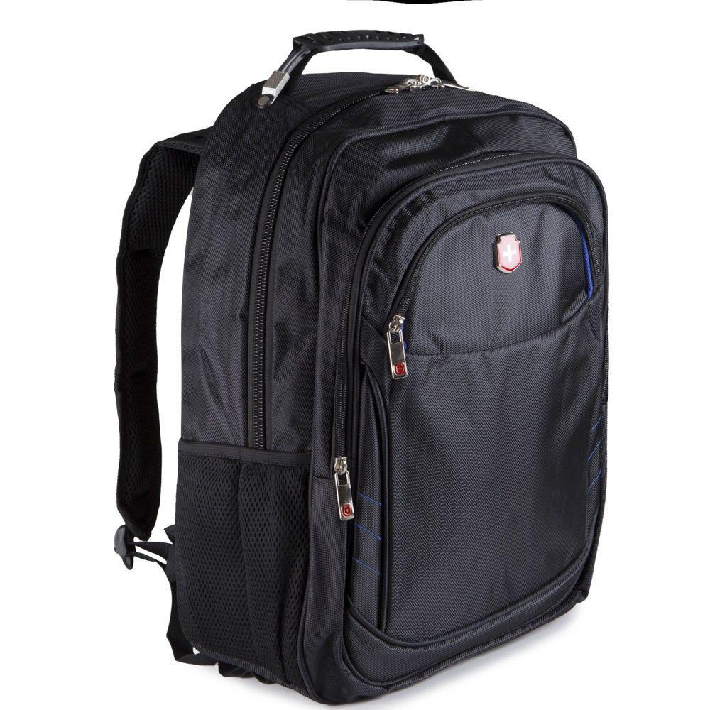Mochila Para Notebook Executiva SWISSLAND SL04004 em Poliester Com Cabo de  Aço 18\