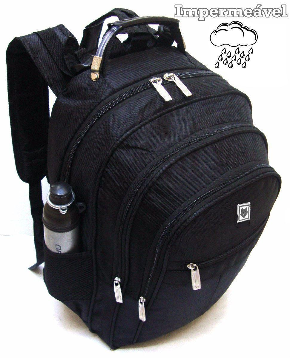 bolsa preta masculina