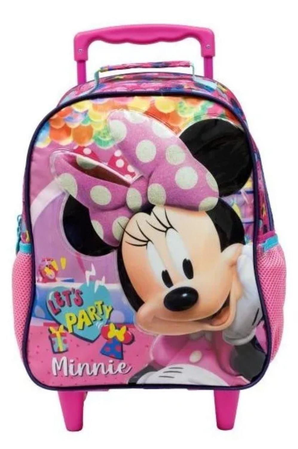 Mochila Rodinha Minnie Rosa Mochila Infantil Minnie Mouse Mochila