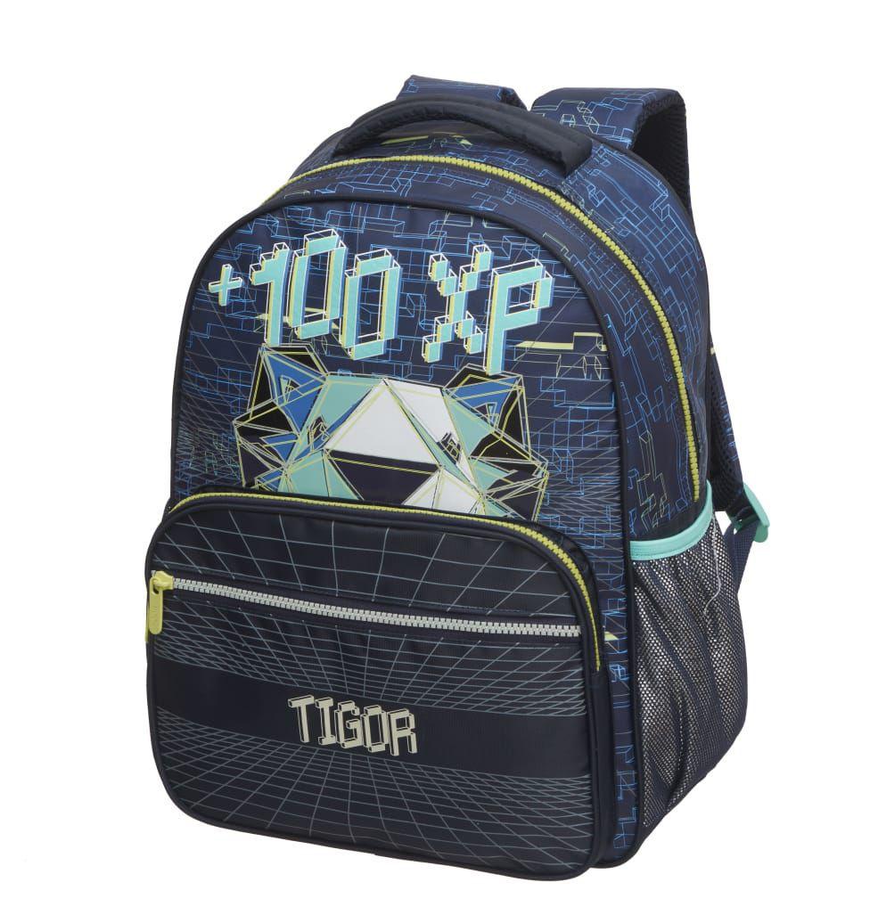 Mochila Escolar Pequena Tigor T. Tigre Azul - Tigor T.Tigre