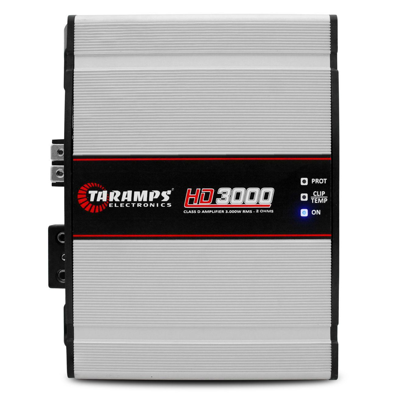 Módulo Amplificador Digital Taramps HD3000 3000W RMS 1 Canal 2 Ohms