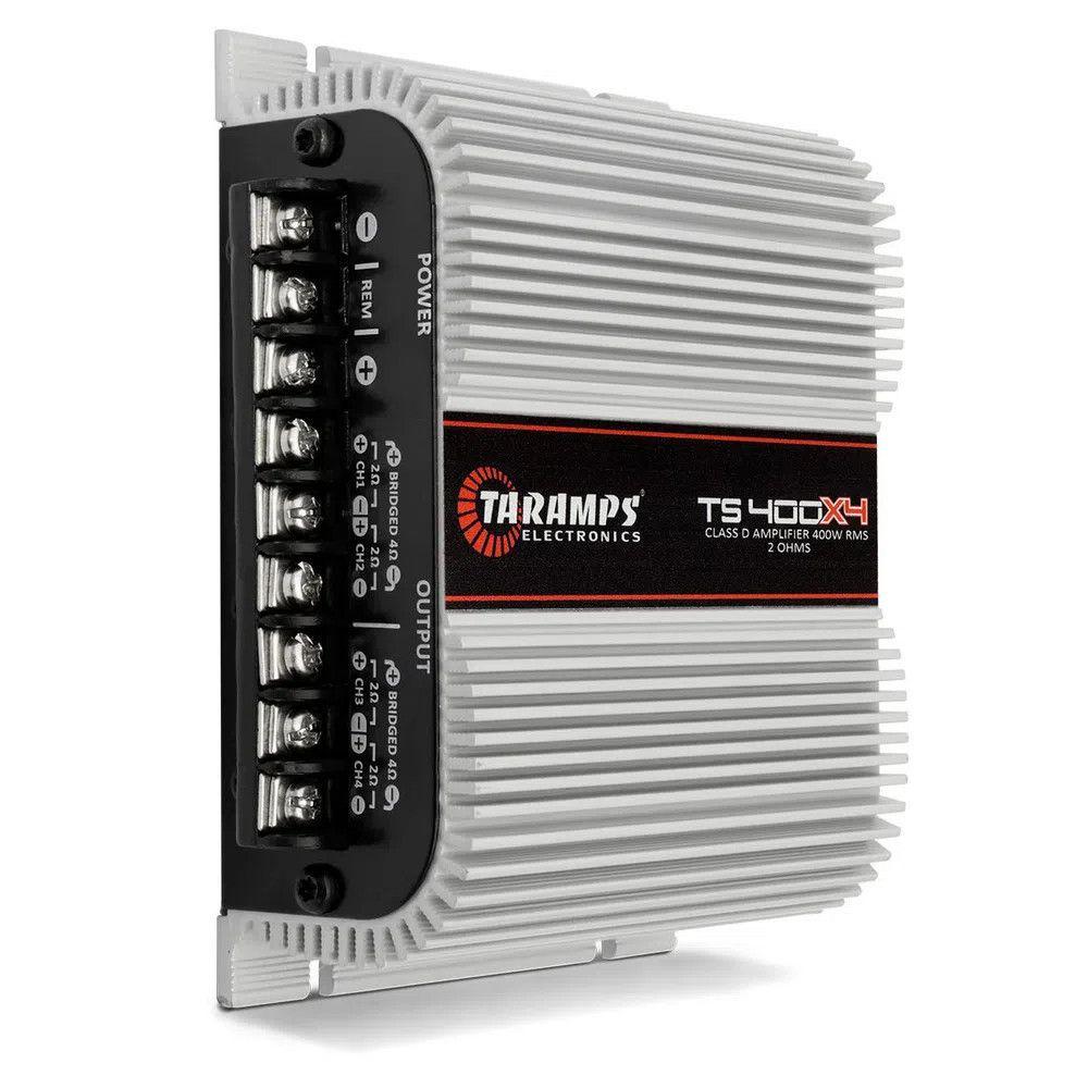 Módulo De Potência Taramps TS400x4 Digital 2R 400W RMS 4 Canais Som