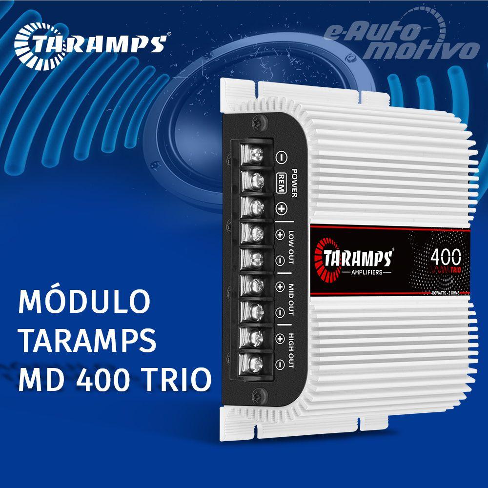 Taramps 400TRIO 3チャンネル アンプ 400W 2Ω