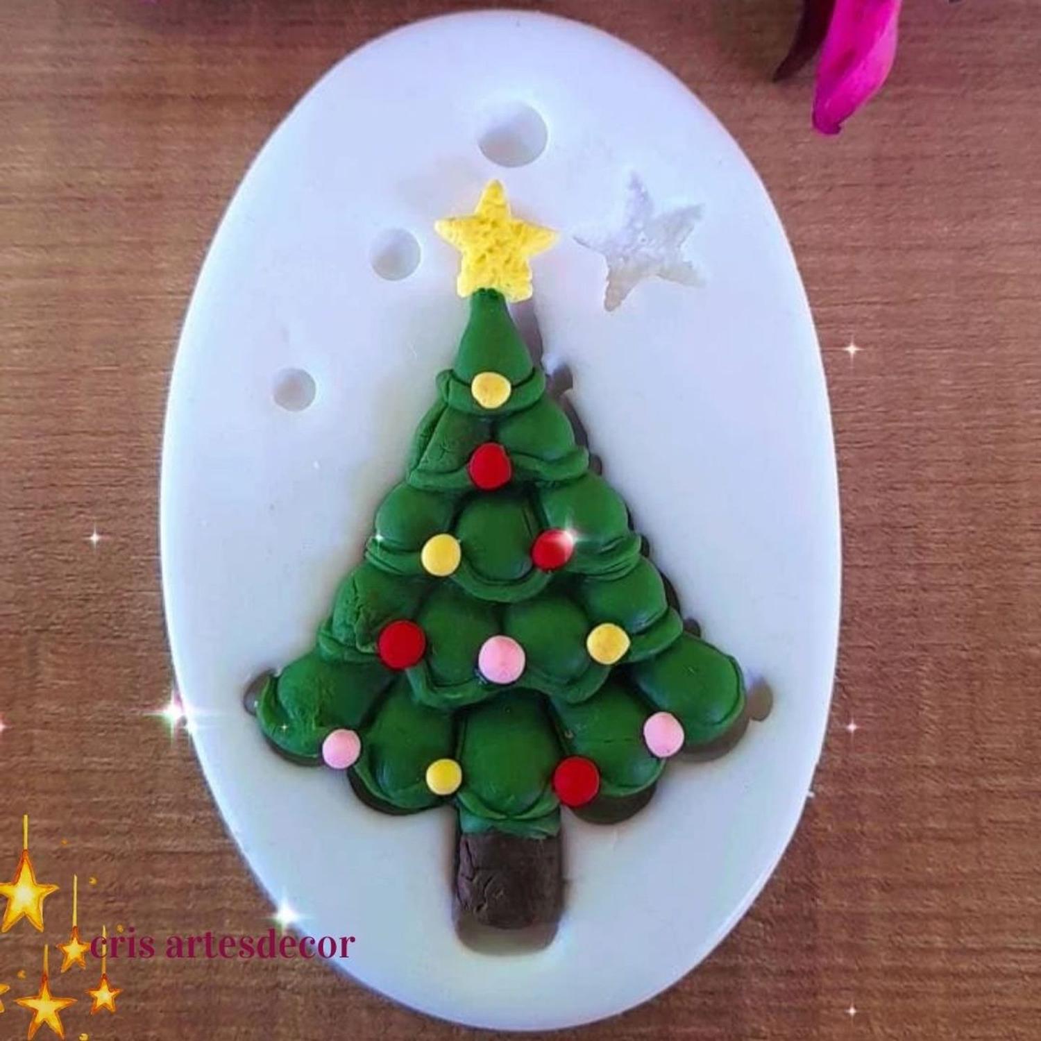 Molde de Silicone Árvore de Natal Média - Cris Artesdecor - Molde e Marcador para Biscuit - Magazine Luiza Molde de Silicone Árvore de Natal Média - Cris Artesdecor - Molde e Marcador para Biscuit - Magazine Luiza