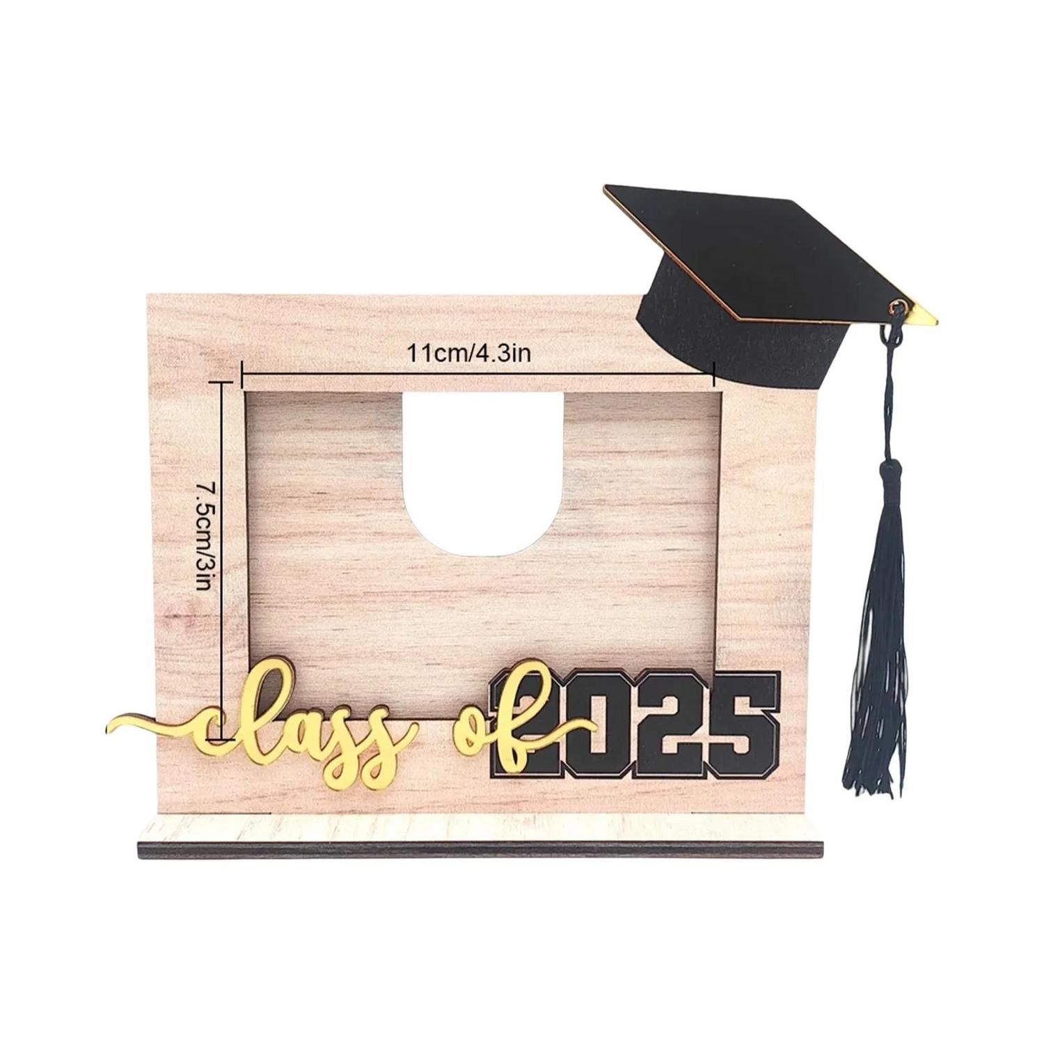 Moldura De Madeira 3D Para Fotos De Formatura, Decoração De Festas