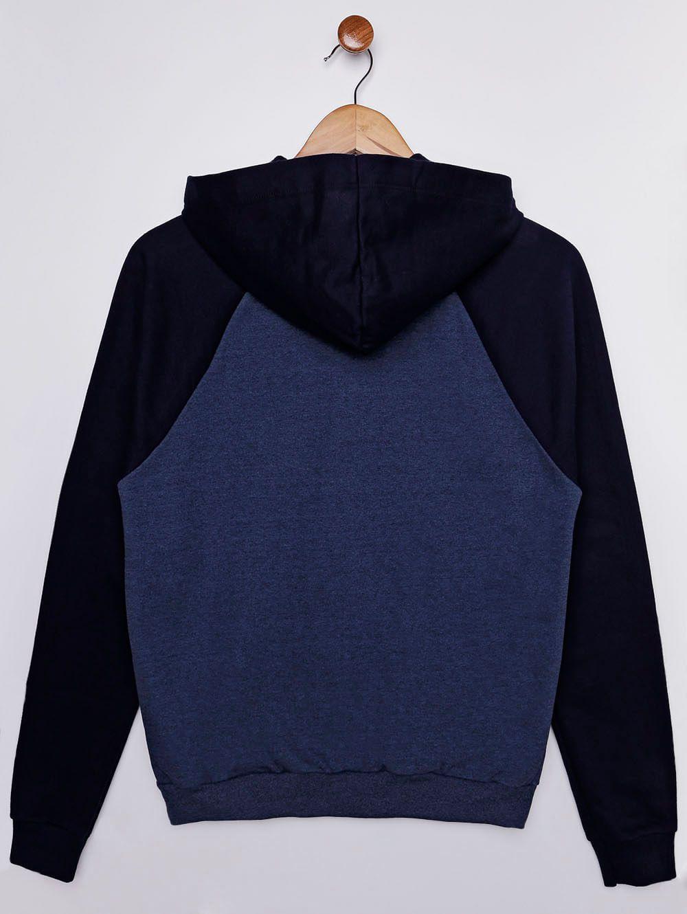 guess blue moletom com capuz