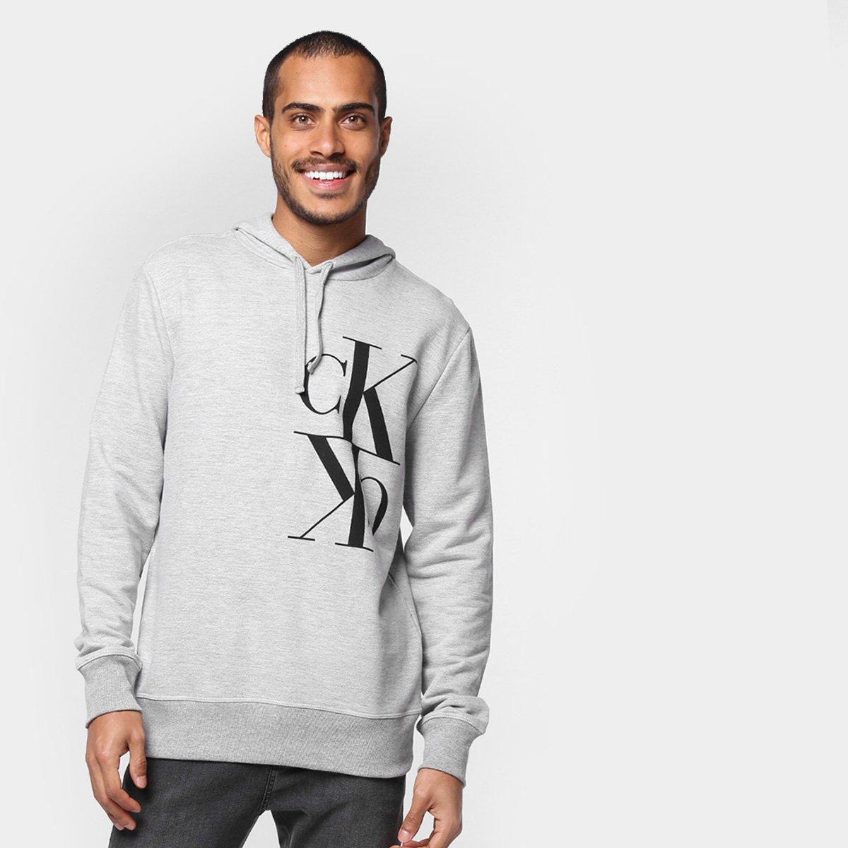 white moletom com capuz calvin klein