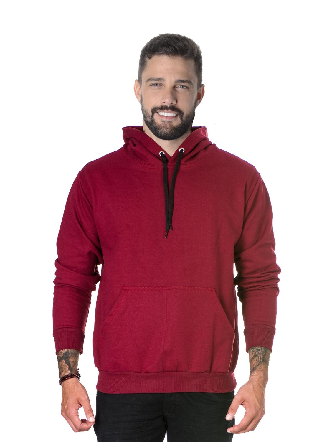 designer red moletom com capuz