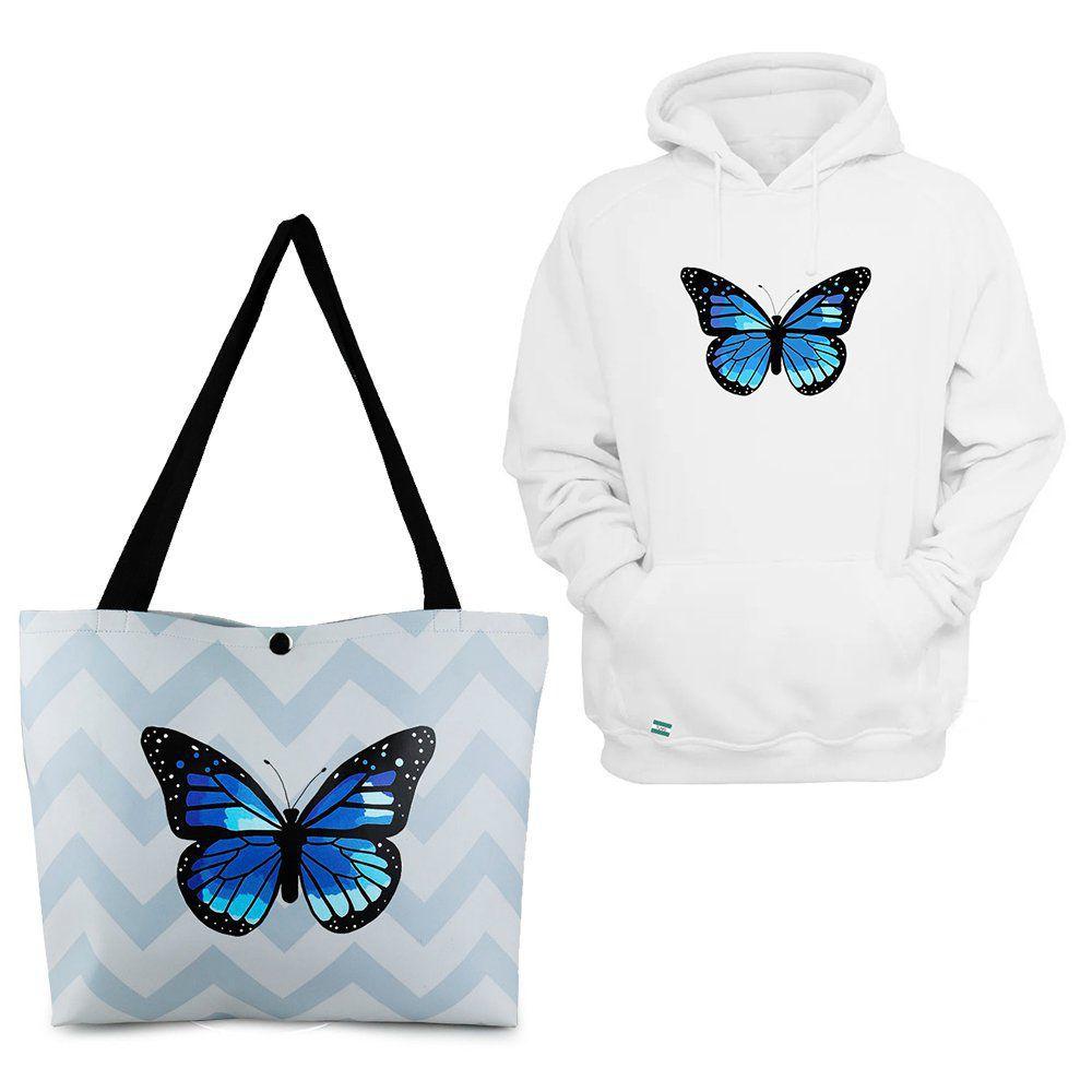 butterfly moletom com capuzs for girls