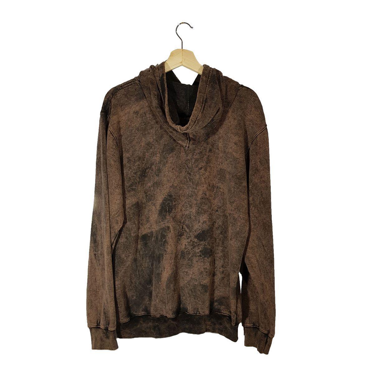 tie dye moletom com capuz brown