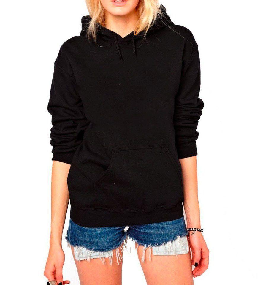 black moletom com capuz boohoo