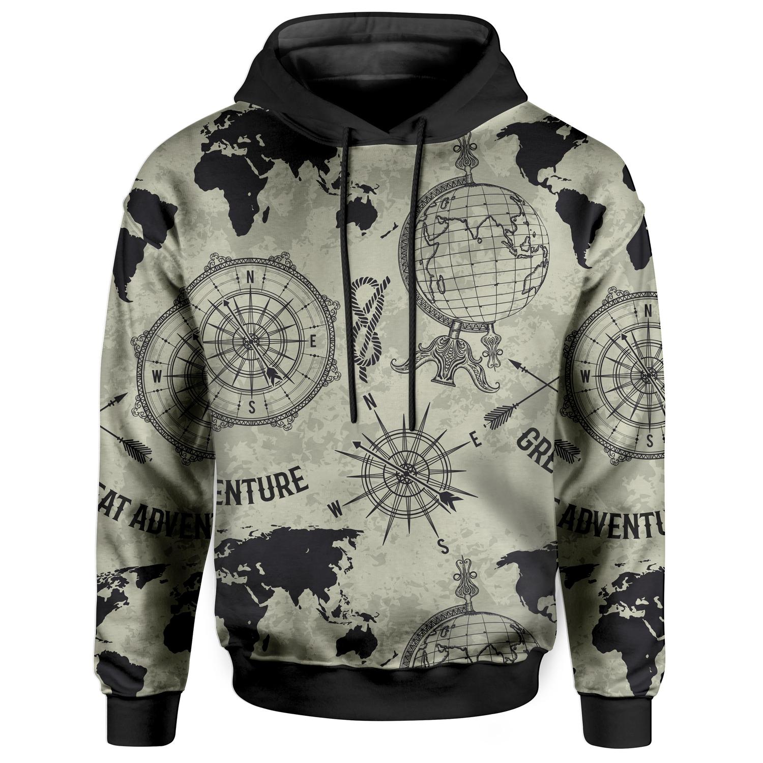 moletom com capuzs with inside pockets